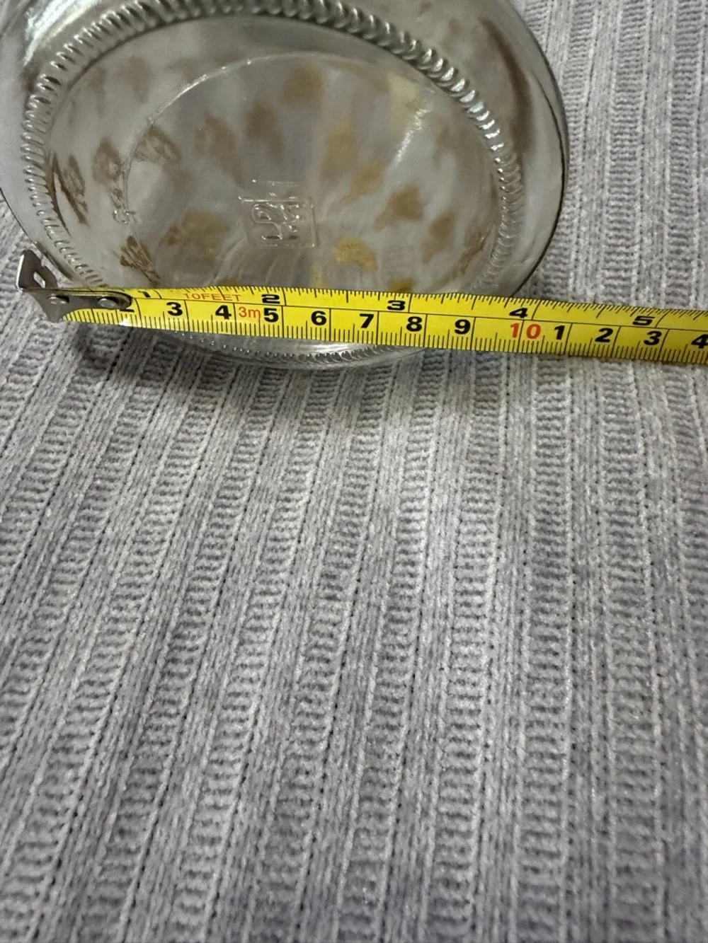 Gold Skull Pattern Glass Apothecary Jar - Home Accents